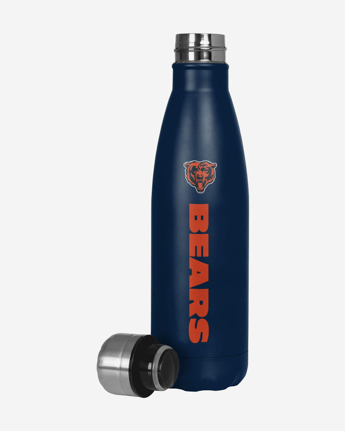 Chicago Bears Wordmark Chill Water Bottle FOCO - FOCO.com
