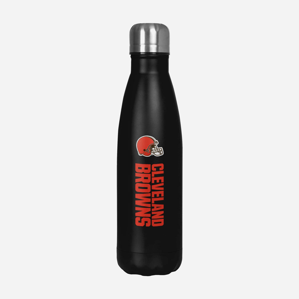 Cleveland Browns Wordmark Chill Water Bottle FOCO - FOCO.com