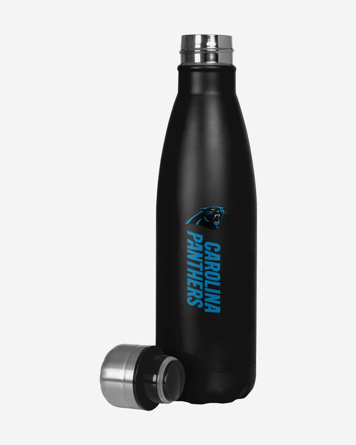 Carolina Panthers Wordmark Chill Water Bottle FOCO - FOCO.com