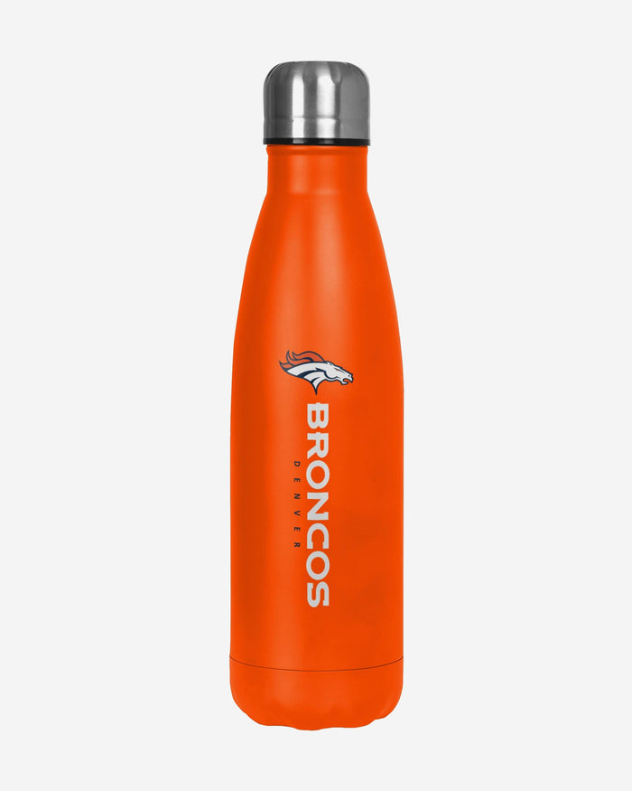 Denver Broncos Wordmark Chill Water Bottle FOCO - FOCO.com