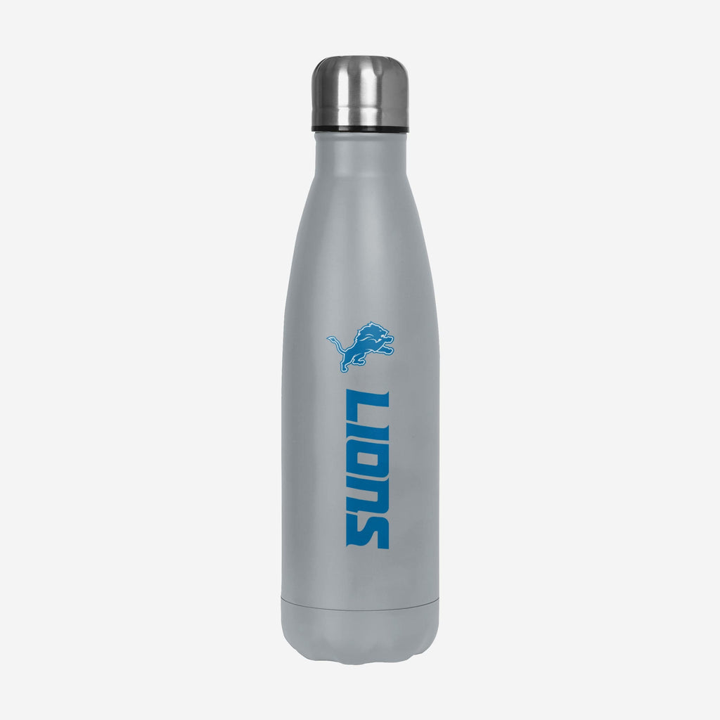 Detroit Lions Wordmark Chill Water Bottle FOCO - FOCO.com