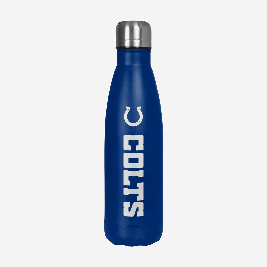 Indianapolis Colts Wordmark Chill Water Bottle FOCO - FOCO.com