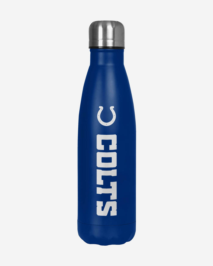 Indianapolis Colts Wordmark Chill Water Bottle FOCO - FOCO.com