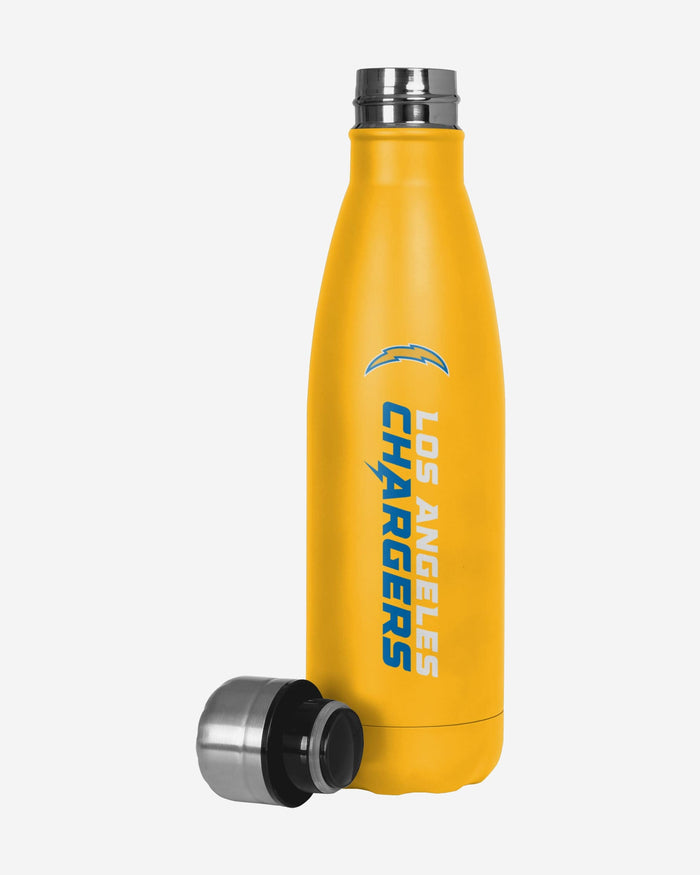 Los Angeles Chargers Wordmark Chill Water Bottle FOCO - FOCO.com