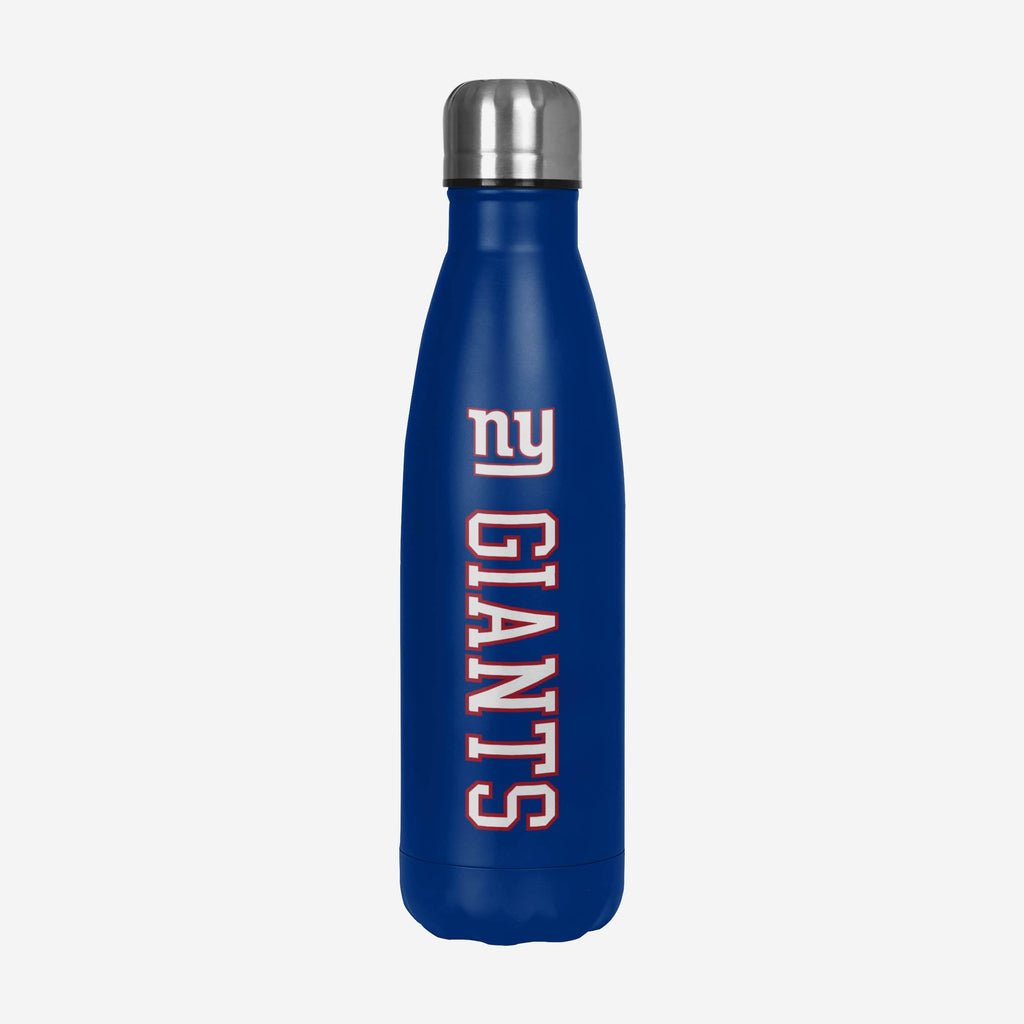 New York Giants Wordmark Chill Water Bottle FOCO - FOCO.com