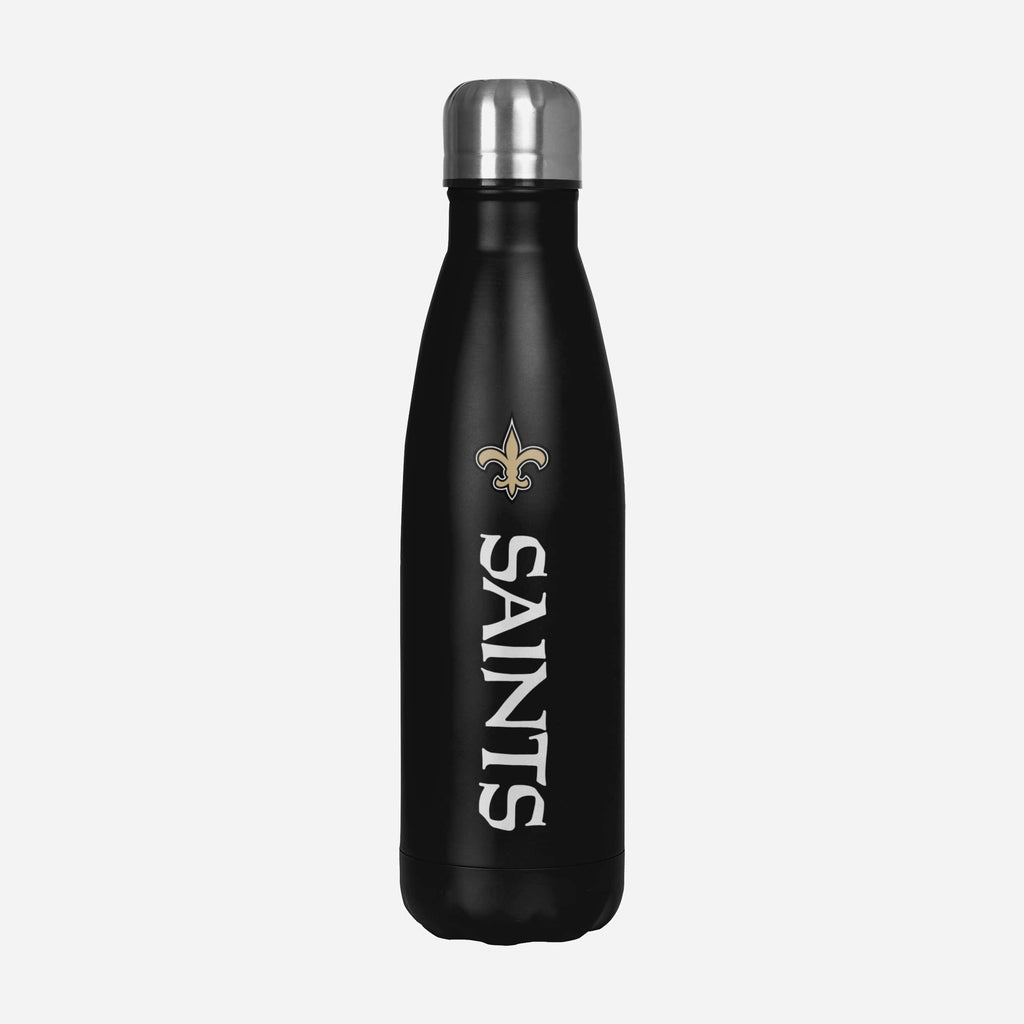 New Orleans Saints Wordmark Chill Water Bottle FOCO - FOCO.com