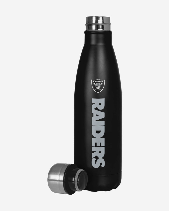 Las Vegas Raiders Wordmark Chill Water Bottle FOCO - FOCO.com
