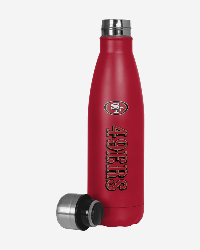 San Francisco 49ers Wordmark Chill Water Bottle FOCO - FOCO.com