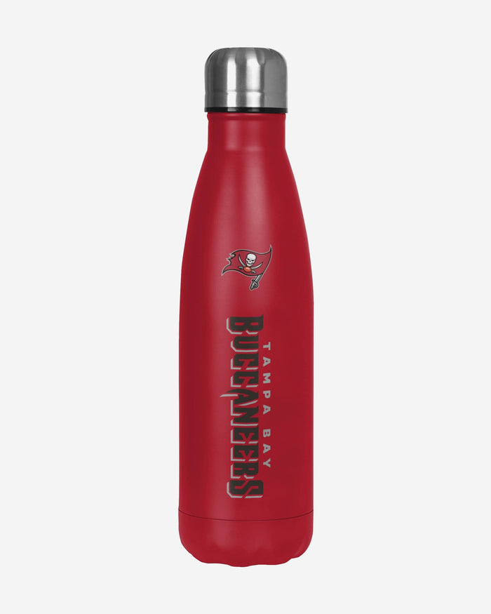 Tampa Bay Buccaneers Wordmark Chill Water Bottle FOCO - FOCO.com