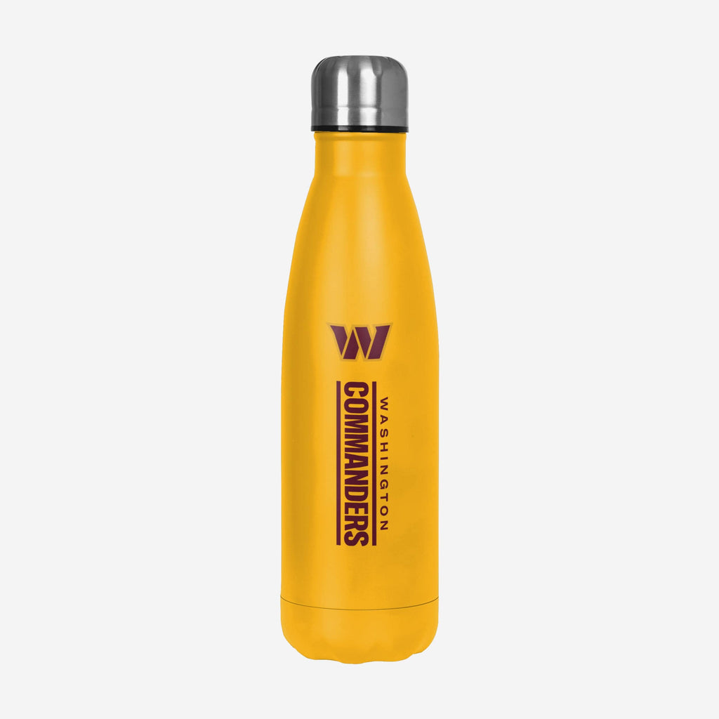 Washington Commanders Wordmark Chill Water Bottle FOCO - FOCO.com