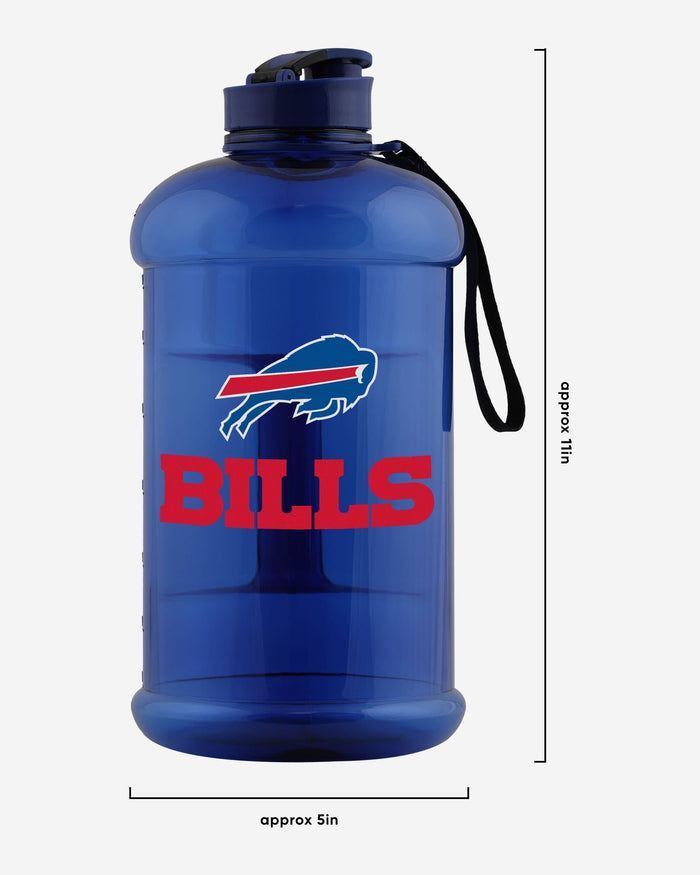 Buffalo Bills Large Team Color Clear Sports Bottle FOCO - FOCO.com