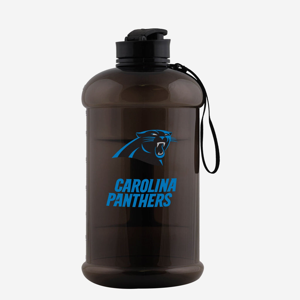 Carolina Panthers Large Team Color Clear Sports Bottle FOCO - FOCO.com