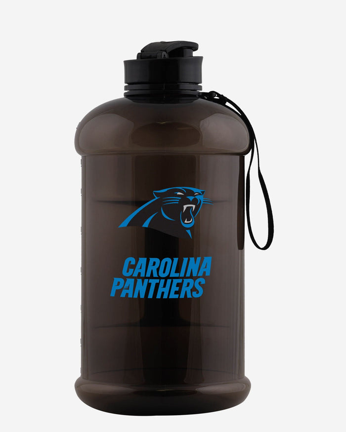 Carolina Panthers Large Team Color Clear Sports Bottle FOCO - FOCO.com