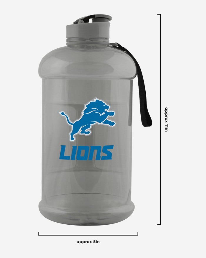 Detroit Lions Large Team Color Clear Sports Bottle FOCO - FOCO.com