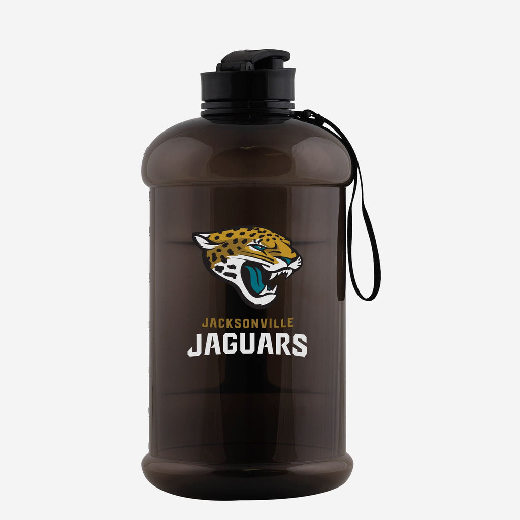 Jacksonville Jaguars Large Team Color Clear Sports Bottle FOCO - FOCO.com