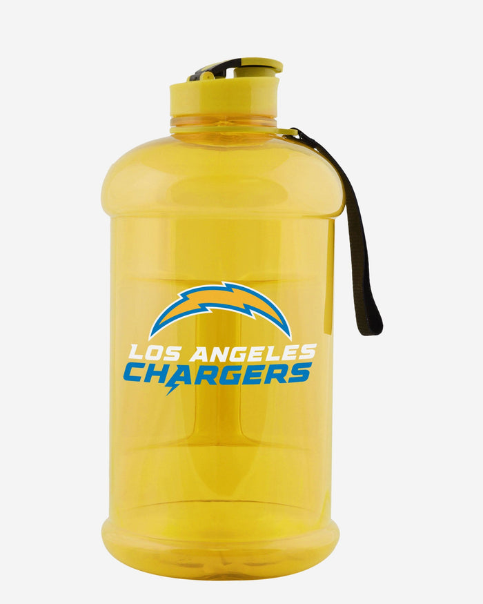 Los Angeles Chargers Large Team Color Clear Sports Bottle FOCO - FOCO.com