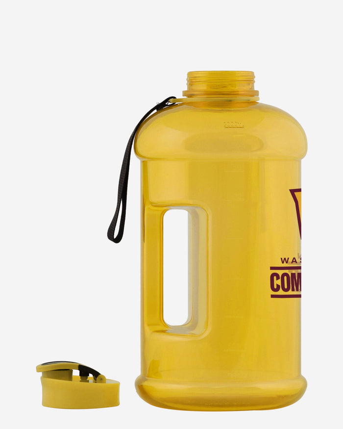 Washington Commanders Large Team Color Clear Sports Bottle FOCO - FOCO.com