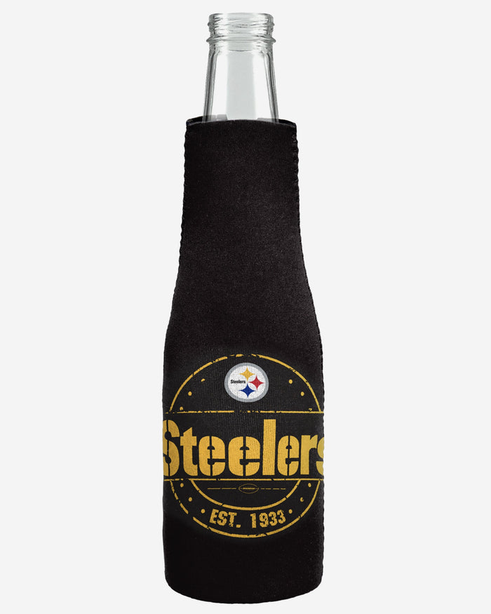 Pittsburgh Steelers Insulated Zippered Bottle Holder FOCO - FOCO.com
