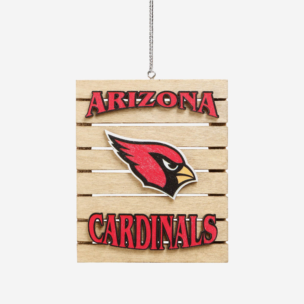 Arizona Cardinals Wood Pallet Sign Ornament FOCO - FOCO.com