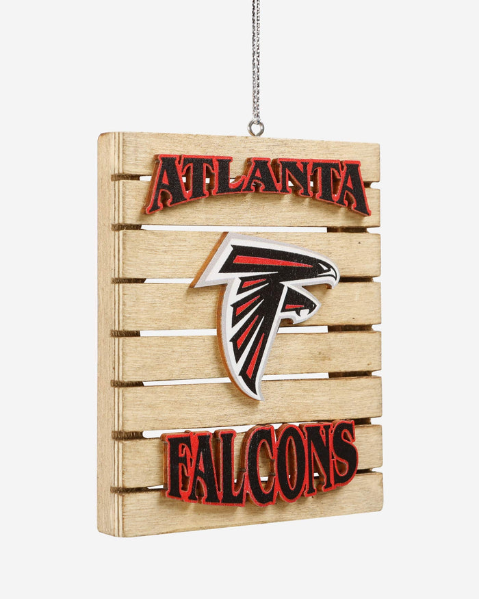 Atlanta Falcons Wood Pallet Sign Ornament FOCO - FOCO.com