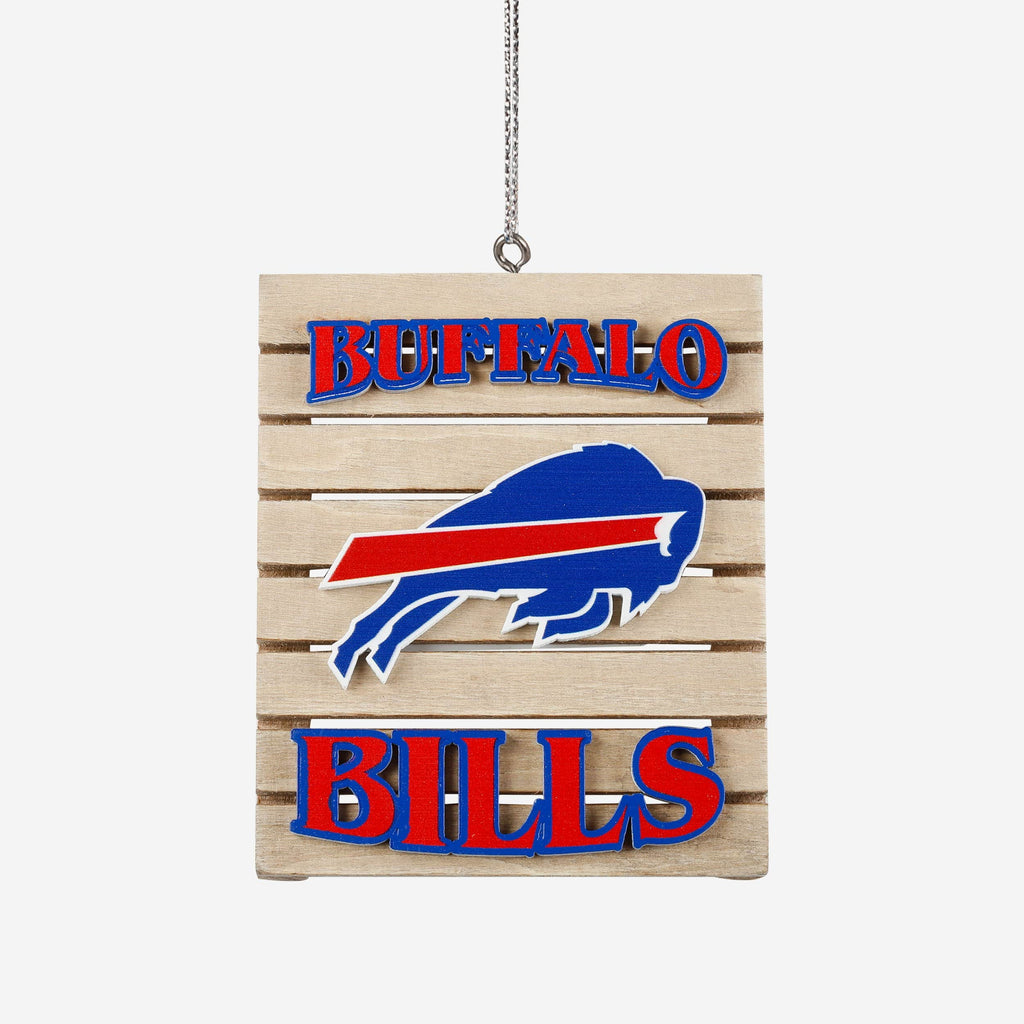 Buffalo Bills Wood Pallet Sign Ornament FOCO - FOCO.com