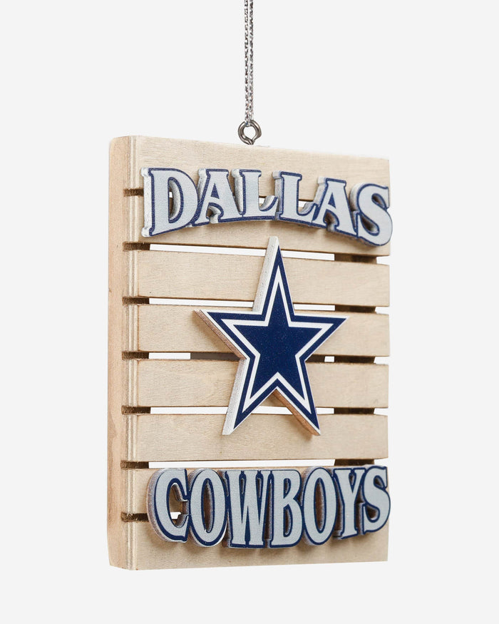 Dallas Cowboys Wood Pallet Sign Ornament FOCO - FOCO.com