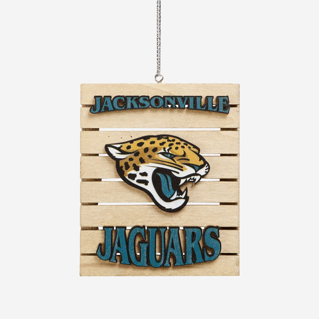 Jacksonville Jaguars Wood Pallet Sign Ornament FOCO - FOCO.com