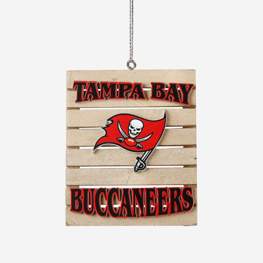 Tampa Bay Buccaneers Wood Pallet Sign Ornament FOCO - FOCO.com